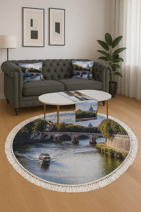 سجادة"جسر البحر والقارب "